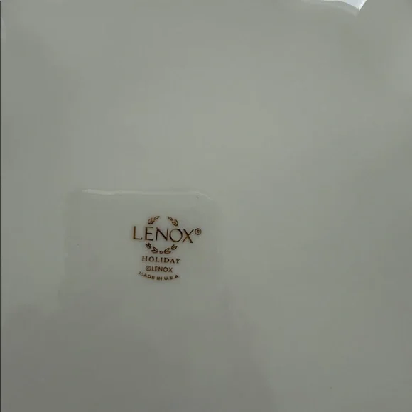 Vintage Lenox Holiday Serving Dish Made in USA - Picture 2 of 4